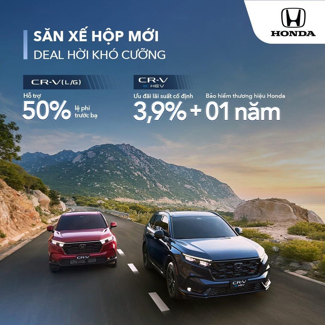 SĂN XẾ HỘP MỚI, DEAL HỜI KHÓ CƯỠNG​ VỚI HONDA CR-V 8-2025 
