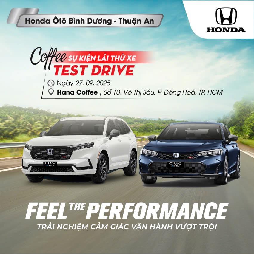 TRẢI NGHIỆM LÁI THỬ XE HONDA e:HEV – CẢM NHẬN SỨC MẠNH CÔNG NGHỆ TẠI BÌNH DƯƠNG 