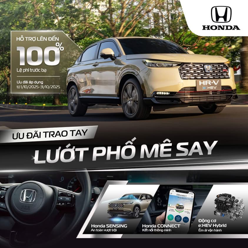 Mẫu xe Hybrid cao cấp Honda – CR-V e:HEV sẽ chính thức được lắp ráp tại Việt Nam từ đầu năm 2026 