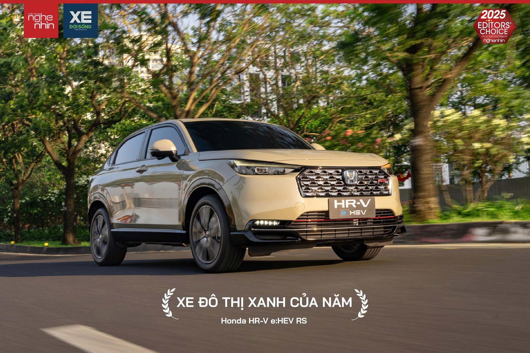 CHÚC MỪNG HONDA HR-V e:HEV RS – “XE ĐÔ THỊ XANH CỦA NĂM 2025”!